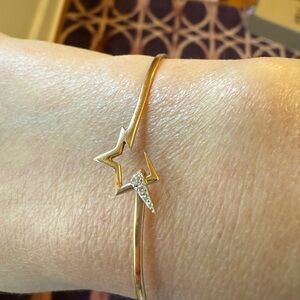 Kismet by Milka Gold Star Bracelet with Diamond Accents